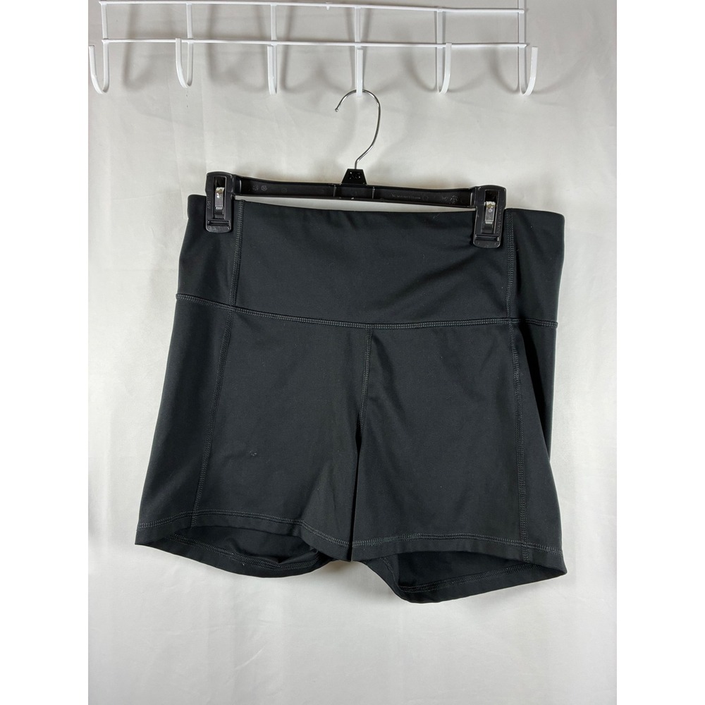 All in Motion Womens Black High Waisted‎ Athletic Compression Shorts XL